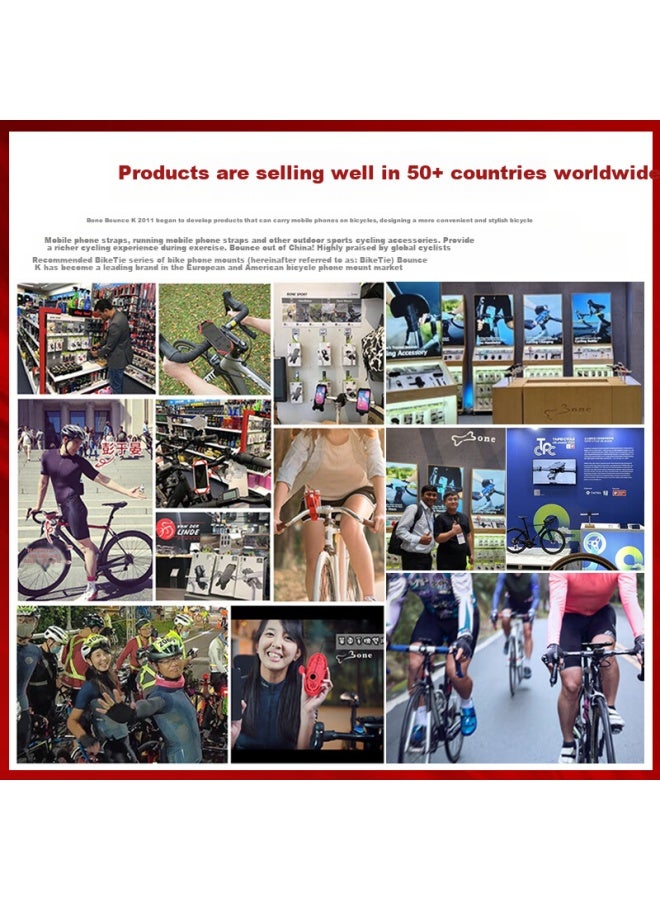 BONE Bicycle Phone Holder Mountain Road Bike Riding Navigation Bracket Shock Absorption Ultra-Light Handlebar Quick Release Installation Fixation - Image 3