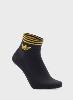 adidas Originals 3 Pack Trefoil Ankle Socks  - Image 4