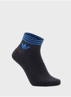 adidas Originals 3 Pack Trefoil Ankle Socks  - Image 2