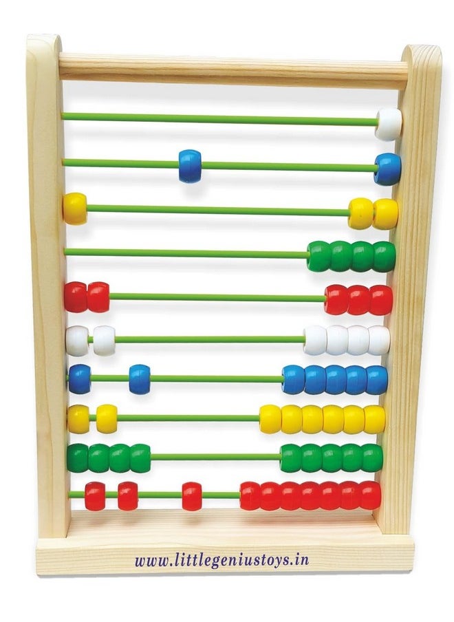 Little Genius Little Genius Wooden Abacus, 3 Years & Above, Preschool Toys (1 Pieces)  - Image 2