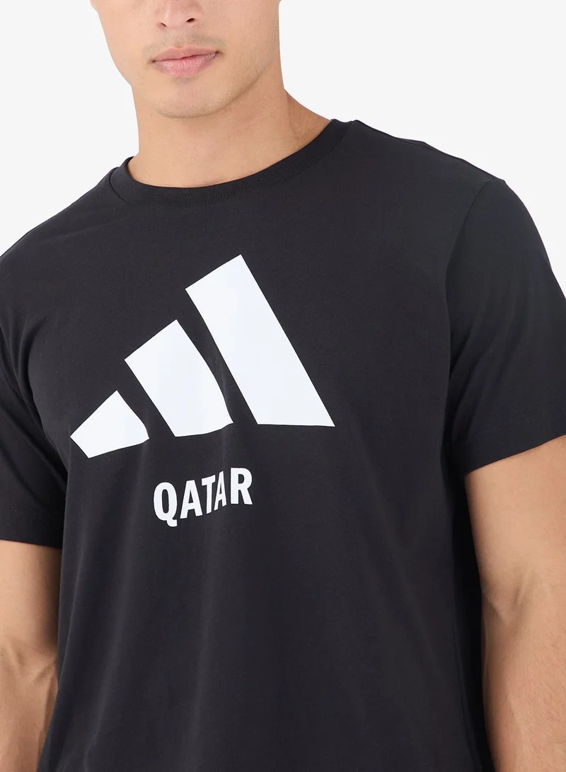 Adidas Qatar Logo T-Shirt