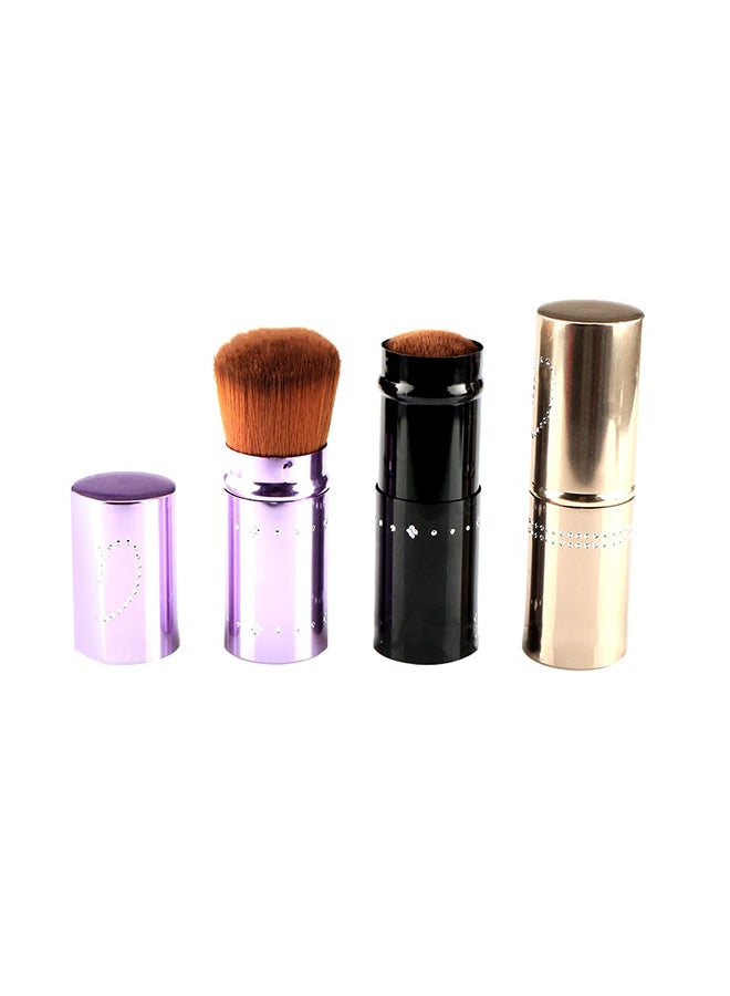 Adjustable Single Side Foundation Make Up Brush Multicolour