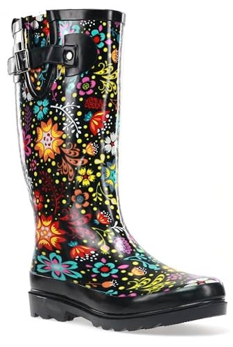 Western Chief Women's Tall Waterproof Rain Boot Outdoor Garden Shoes - Image 1