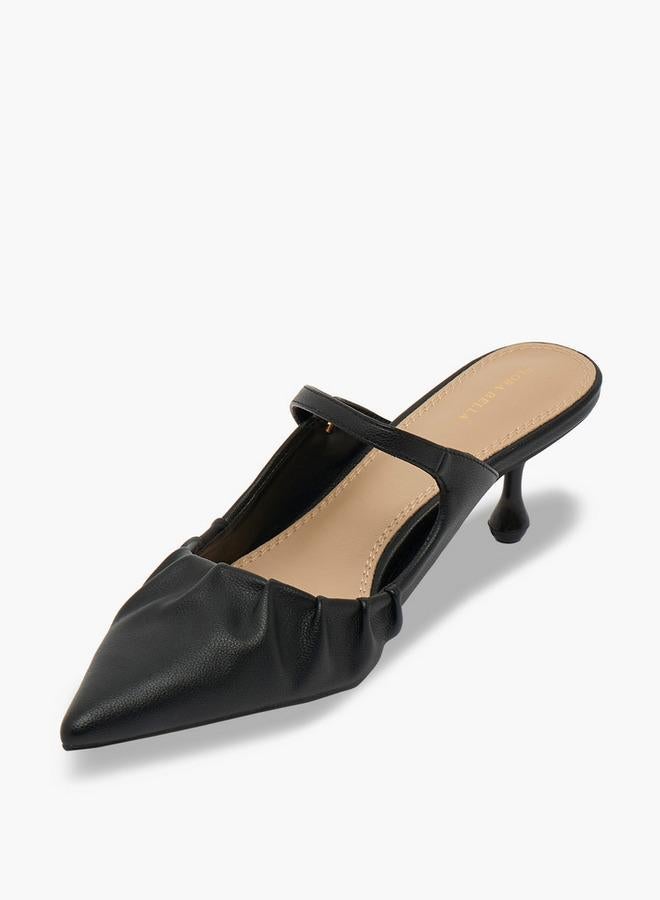 Flora Bella By Shoexpress Women Pleated Pointed Toe Shoes - Image 4