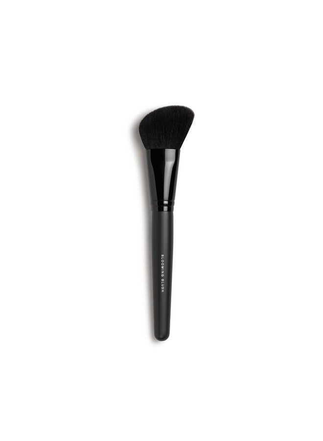 bareMinerals Blooming Makeup Blush Brush With Synthetic Fibers Angled For Blushes + Bronzers Blend Loose + Pressed Powders Vegan Makeup Brush