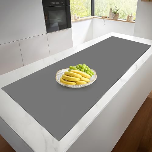 Mmmat Silicone Mat Roll - Silicone Mats for Kitchen Counter, Heat Resistant Countertop Protector, Non-Slip Table Mat Desk Saver Pad, Multi-functional Cuttable Silicone Mat, Craft Mat - 17IN X 5FT - Image 1