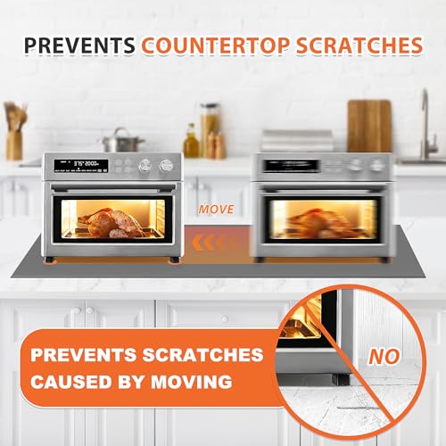Mmmat Silicone Mat Roll - Silicone Mats for Kitchen Counter, Heat Resistant Countertop Protector, Non-Slip Table Mat Desk Saver Pad, Multi-functional Cuttable Silicone Mat, Craft Mat - 17IN X 5FT - Image 3