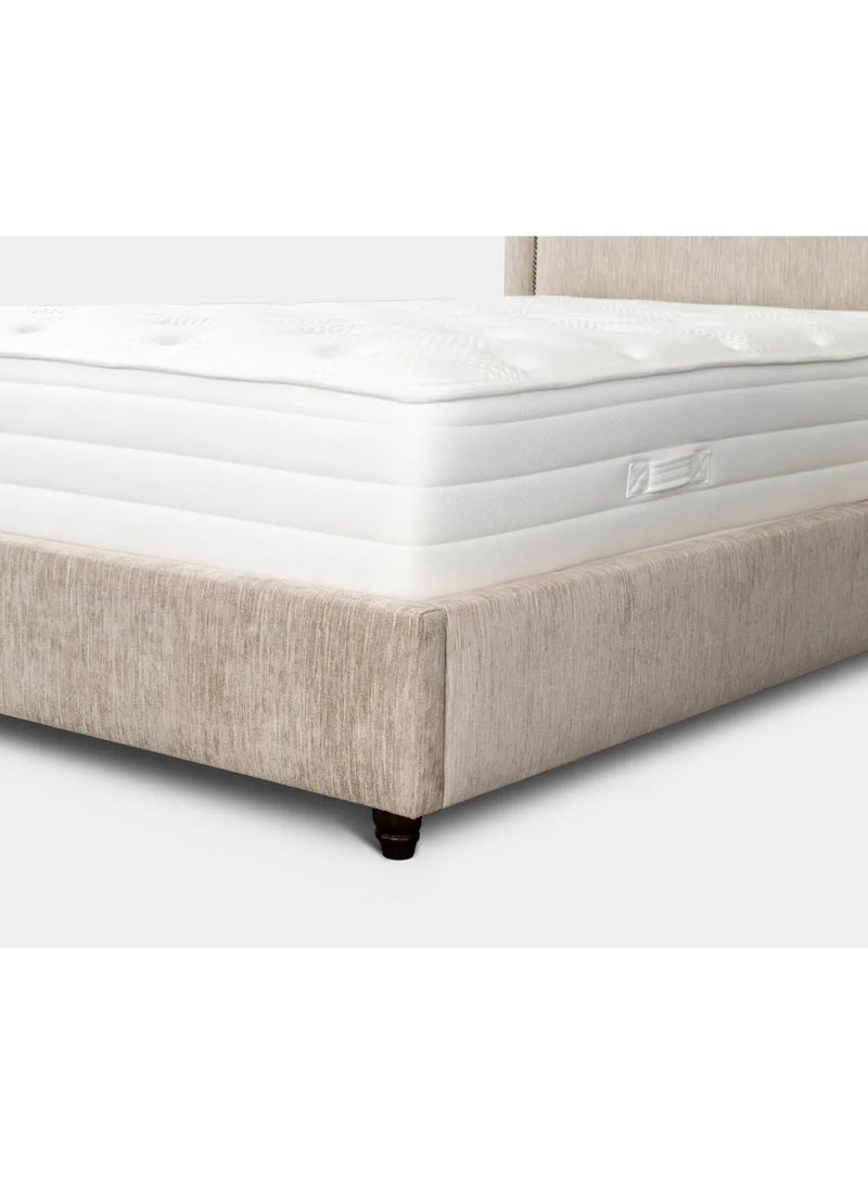 SAPSA BEDDING Terre De Fue Mattress Cooling Gel Memory Foam Plush Comfort Natural White - Image 3