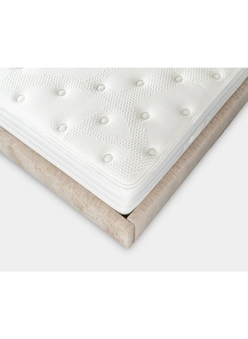 SAPSA BEDDING Terre De Fue Mattress Cooling Gel Memory Foam Plush Comfort Natural White - Image 4