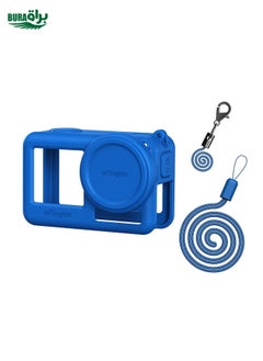 BURAQ For DJI Osmo Action 4 / 3 aMagisn Silicone Protection Case Camera Protection Accessories(Blue)  - Image 1