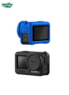 BURAQ For DJI Osmo Action 4 / 3 aMagisn Silicone Protection Case Camera Protection Accessories(Blue)  - Image 3
