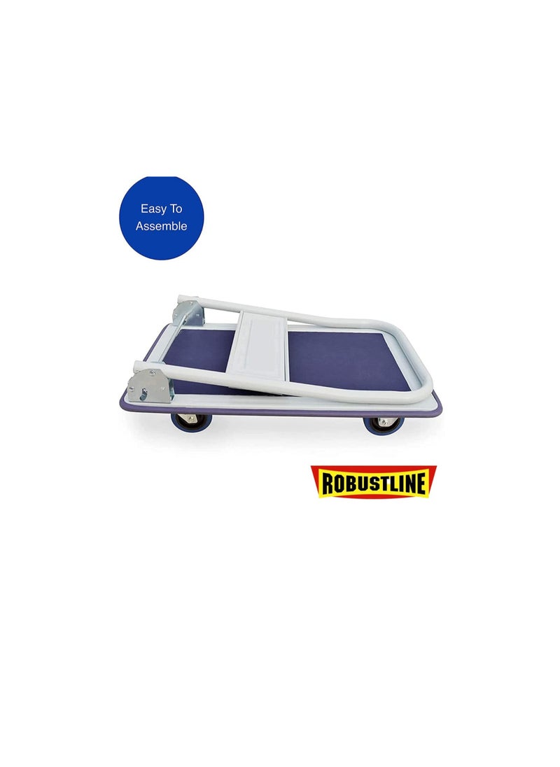 ROBUSTLINE Robustline Heavy Duty Folding Platform Trolley - 300 Kg weight capacity, Heavy Material transport (300 KG)  - Image 2