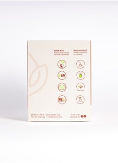 LiZZOM LiZZOM Organic THICK Night Pads (Pack of 2) - REGULAR Size with wings - 20 count. Dry feel | Plastic free | Antibacterial | Odor & Rash free.  - Image 5