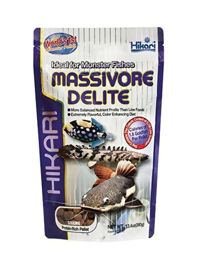 Hikari Massivore Delite Sinking Fish Food - 380g