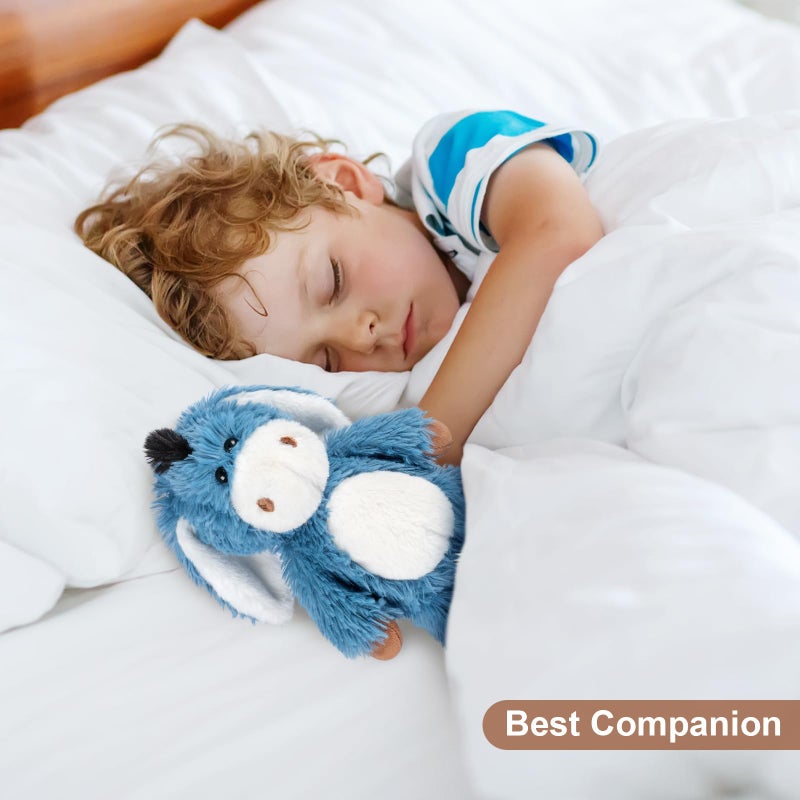 SuzziPals Heatable and Coolable Donkey Stuffed Animals, Microwavable Stuffed Animal Heating Pads for Soothing, Lavender Scent Donkey Plush for Discomfort, Plushies Gift for Kids & Aldults - Image 5