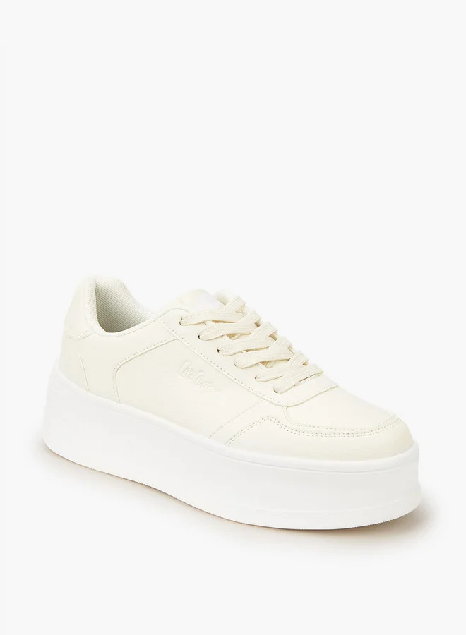 Lee Cooper Women's Solid Lace-Up Sneakers
