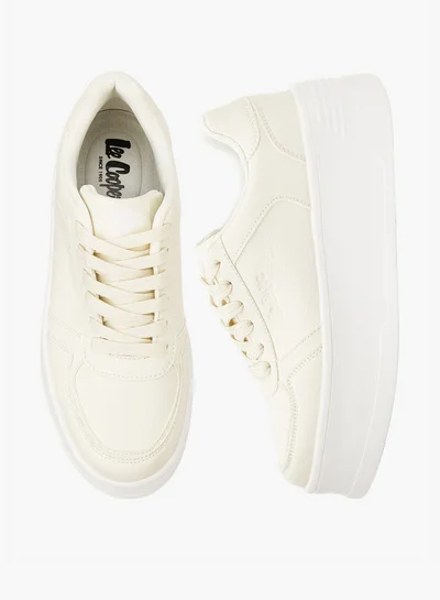 Lee Cooper Women's Solid Lace-Up Sneakers