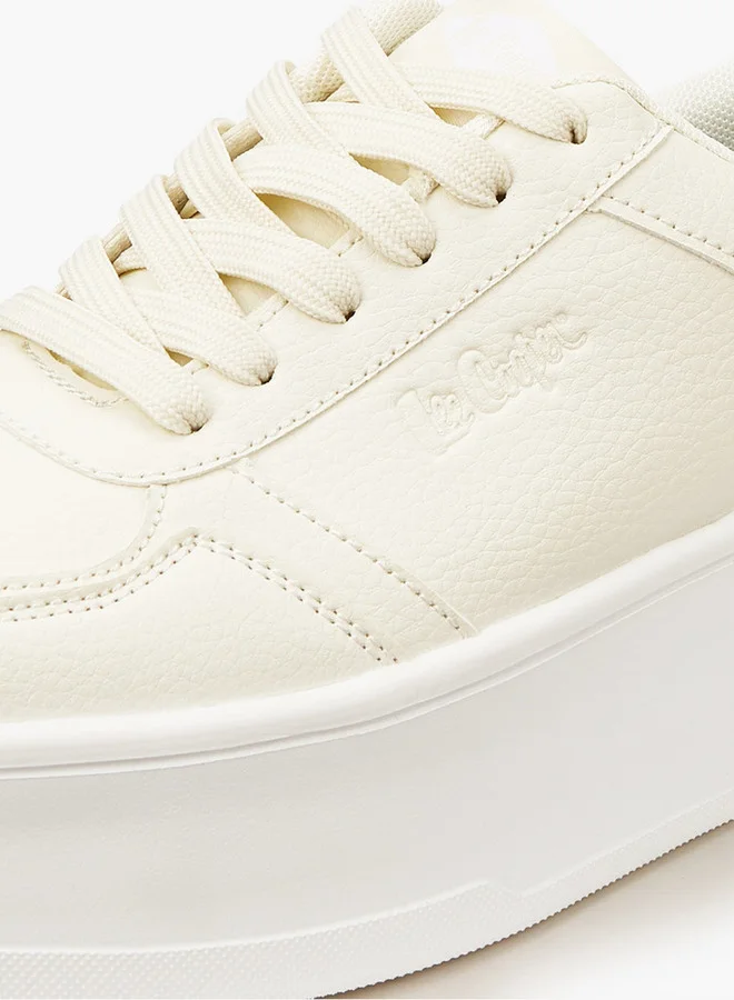 Lee Cooper Women's Solid Lace-Up Sneakers