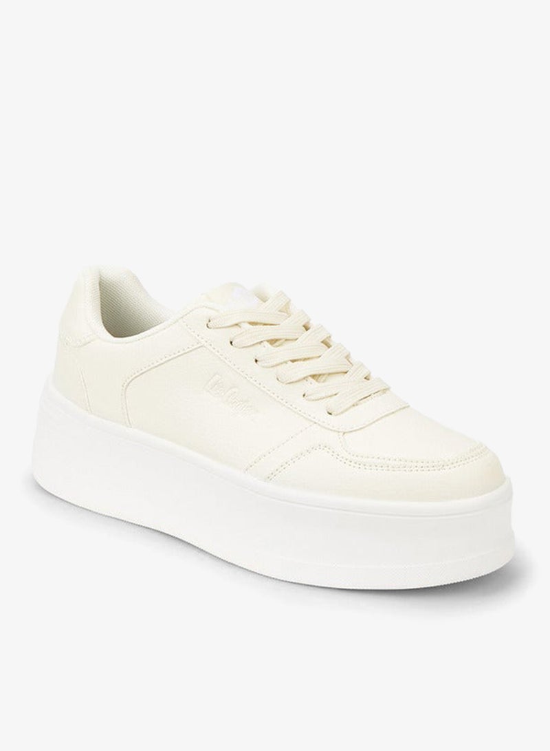 Lee Cooper Women's Solid Lace-Up Sneakers - Image 3