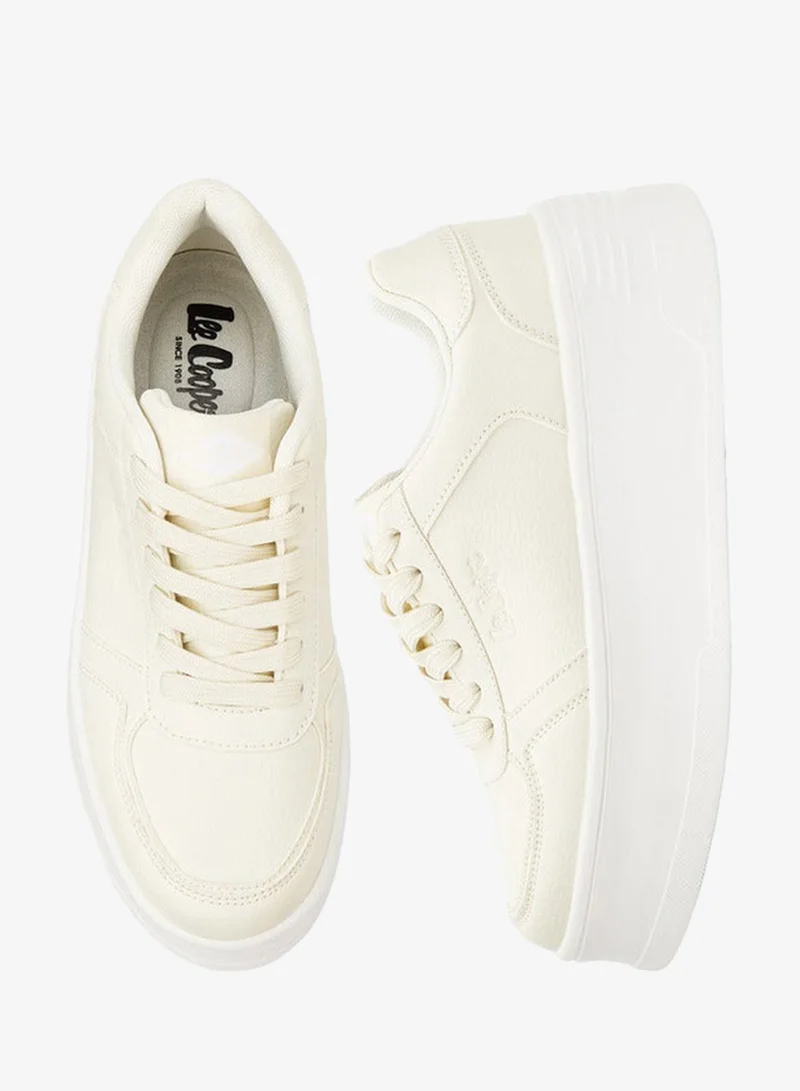 Lee Cooper Women's Solid Lace-Up Sneakers