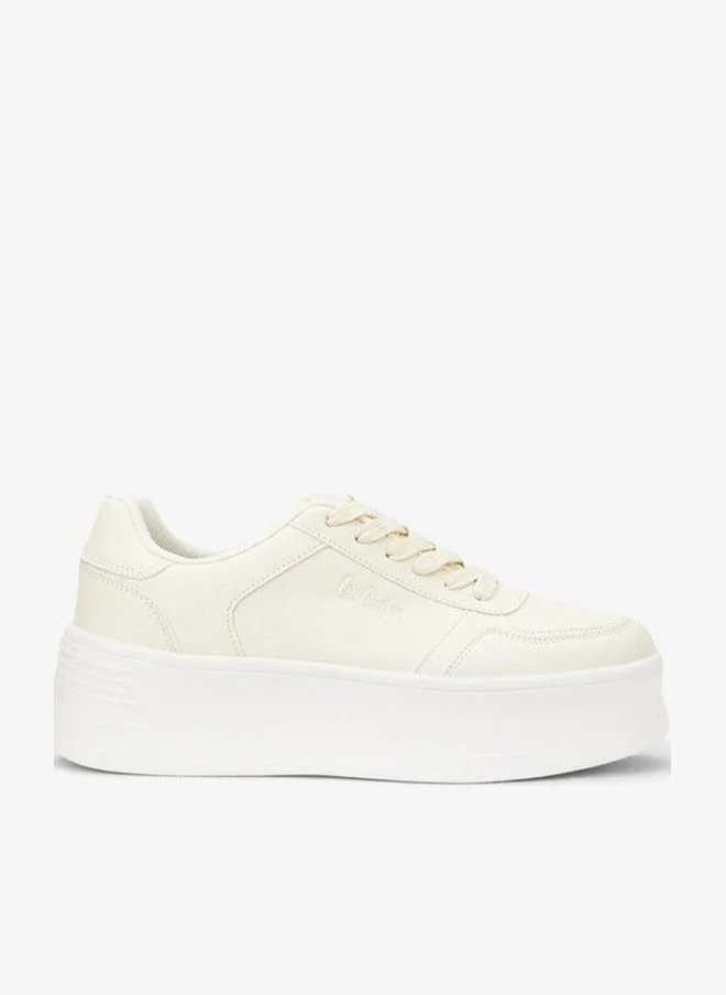 Lee Cooper Women's Solid Lace-Up Sneakers