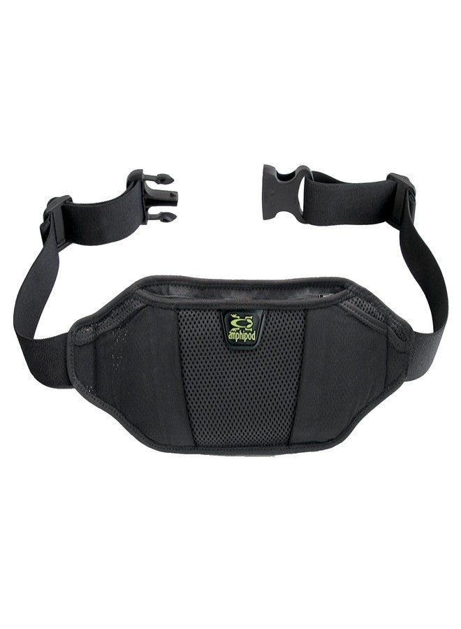 Amphipod AirFlow Endurance Waistpack, Bounce Free Runners Storage Fanny Pack Waist Bag for Running, Jogging, Men & Women, Black, OS - Image 1