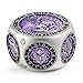 DNDND Unique Spinner DND Dice 8in1 Hexagonal Metal DND Dice with Dual D20 Monster Themed Dice Set for DND Dungeons and Dragons Dungeon Masters with Collectible Gift Tin Silver with Purple - Image 2