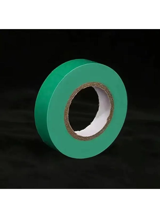 شريط لاصق كهربائي أخضر من البولي فينيل كلوريد مقاوم للماء، 29 قدمًا × 0.62 بوصة، شريط عازل لأسلاك الخارجية - Image 1