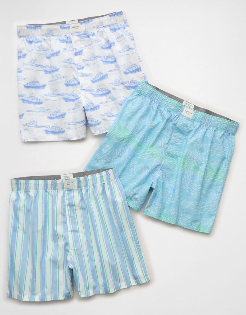 American Eagle AEO Men's Stretch Boxer Short 3-Pack - Image 1