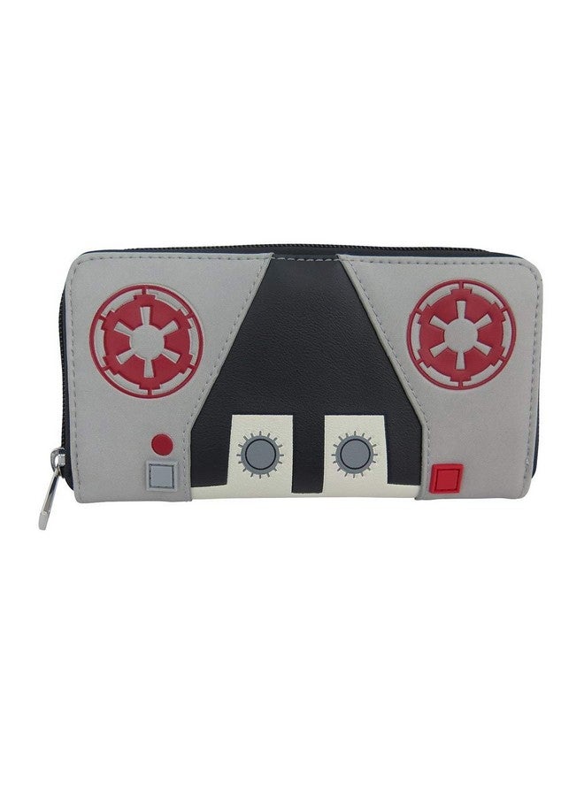 STAR WARS Stuff Star Wars Atat Pilot Women'S Zip Around Walletwhiteone Size - Image 2