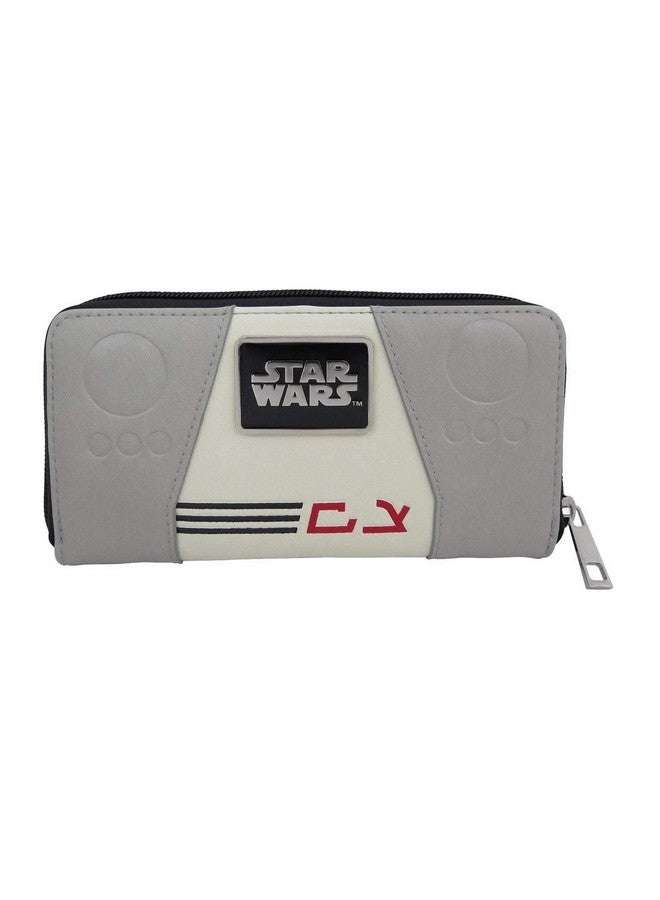 STAR WARS Stuff Star Wars Atat Pilot Women'S Zip Around Walletwhiteone Size - Image 3