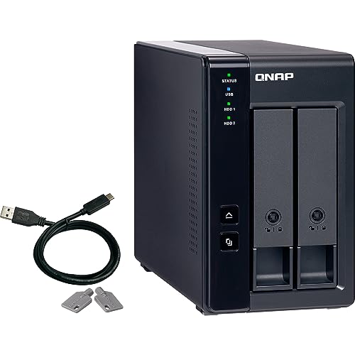 QNAP TR-002 2 باي توسيع NAS مكتبي - استخدام اختياري كجهاز تخزين متصل مباشرة - Image 1