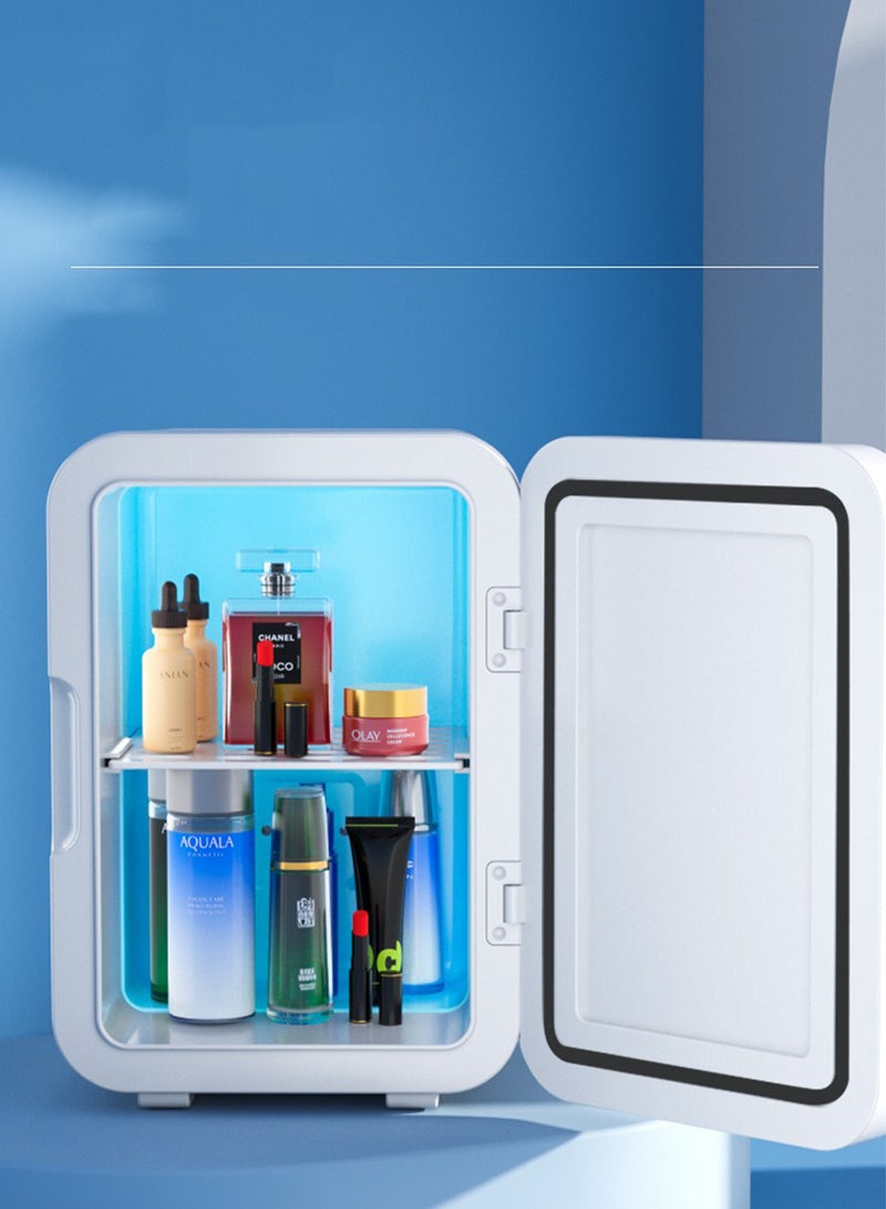 8L Mini Fridge, Portable Cooler Fridge for Car, Office, Bedroom, Compact Car Refrigerators for Food, Drinks, Travel or Cool Small Makeup Fridge for Cosmetics, Skin Care and Food - Image 3