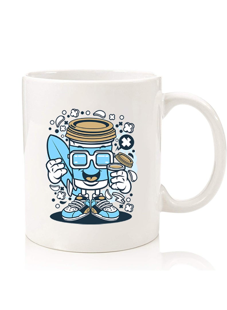 Theodor Premium Quality Two Sided Printed Coffee Mug Tea Cup For Home Office, Kids Men Women Coffee can - Image 1