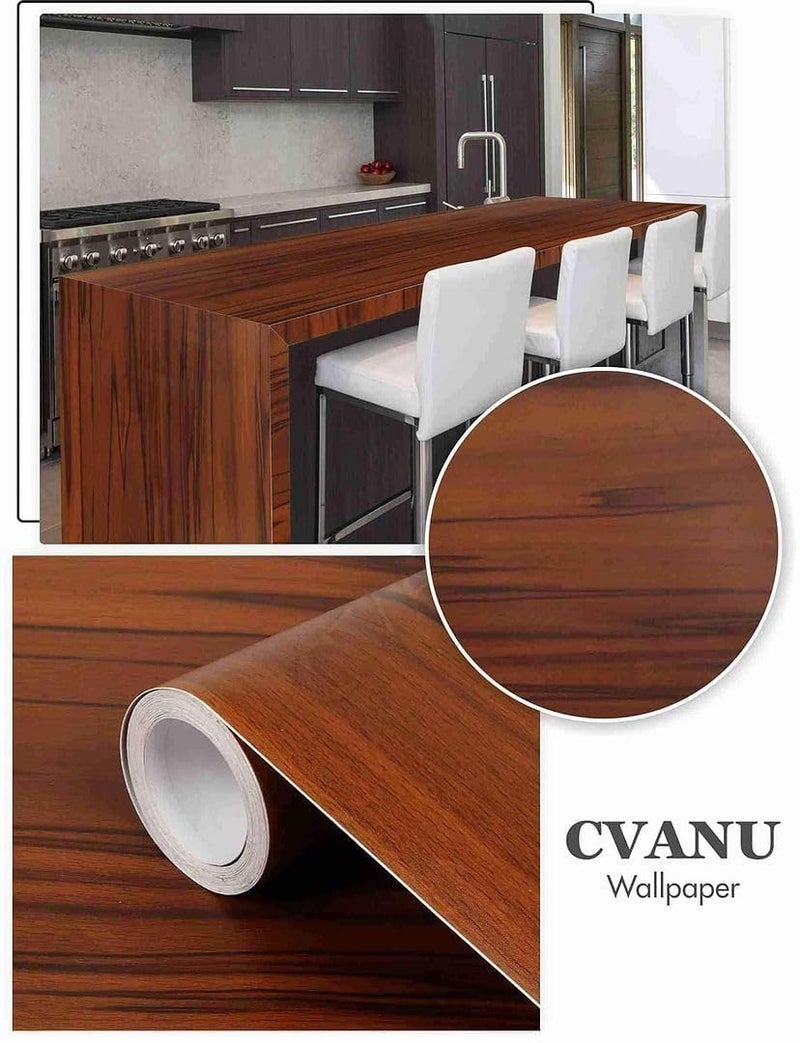 CVANU PVC Self Adhesive Waterproof Wallpaper, 12 x 25 Inch - Image 5