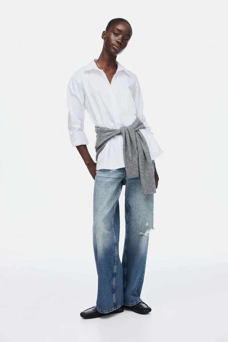 اتش اند ام قميص فضفاض