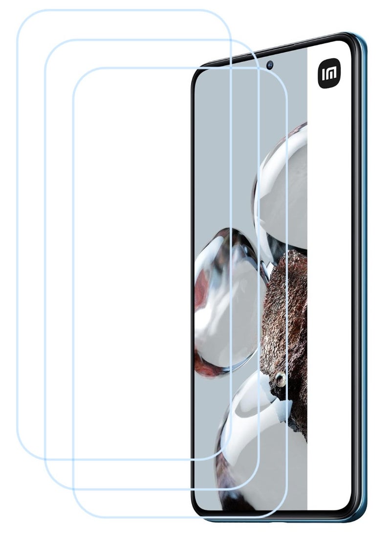 ACLIX 3 Pieces Antistatic ESD Dustproof Premium Quality High Definition Clear Tempered Glass Screen Protector Designed For Xiaomi 12T - Image 1