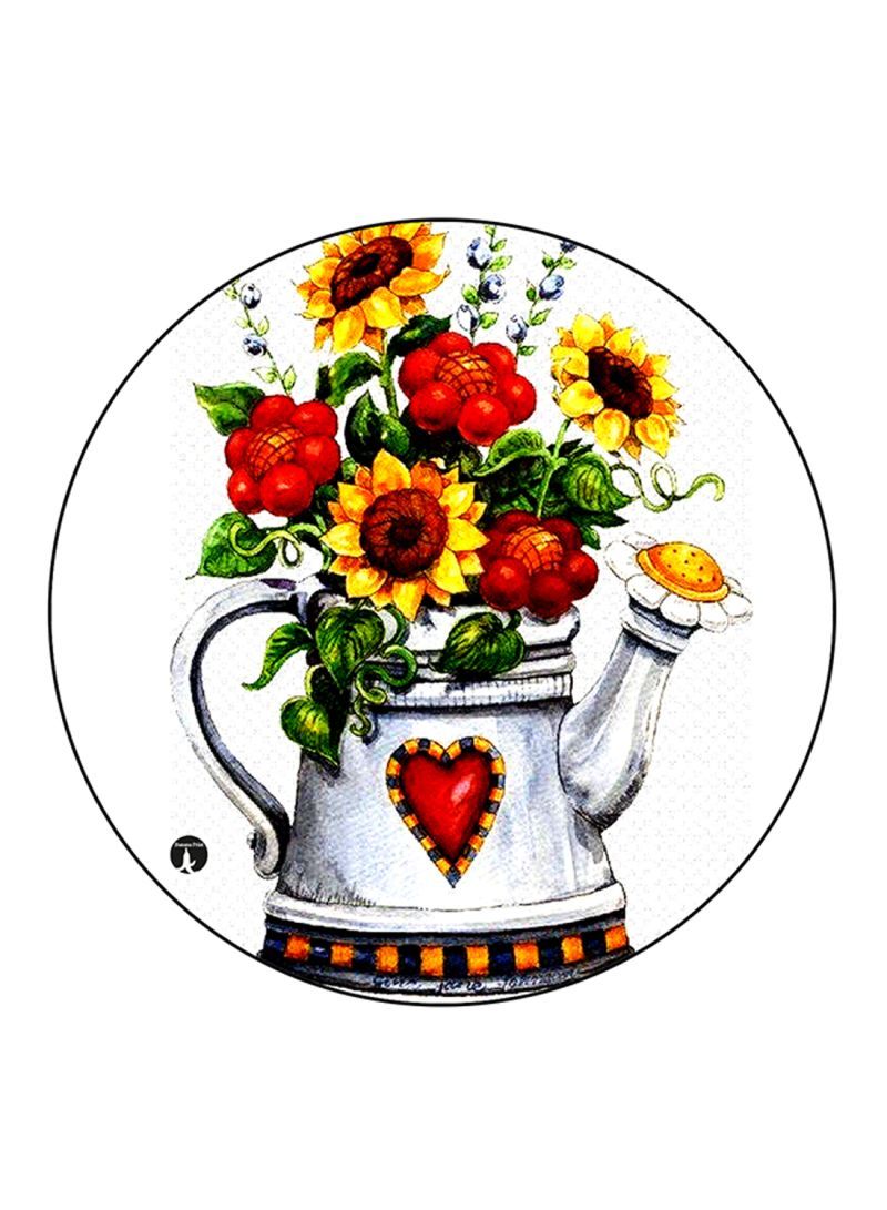 RKN Flowers Printed Mouse Pad Multicolour