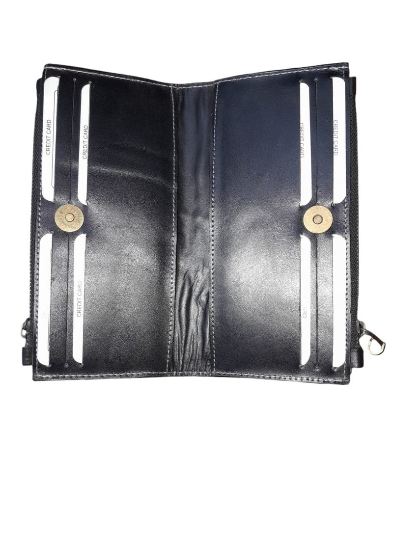 Men's Wallet, Men's Handbag Multi-Card Business Bag Mobile Phone Holder Fashion Large Capacity  - Image 3