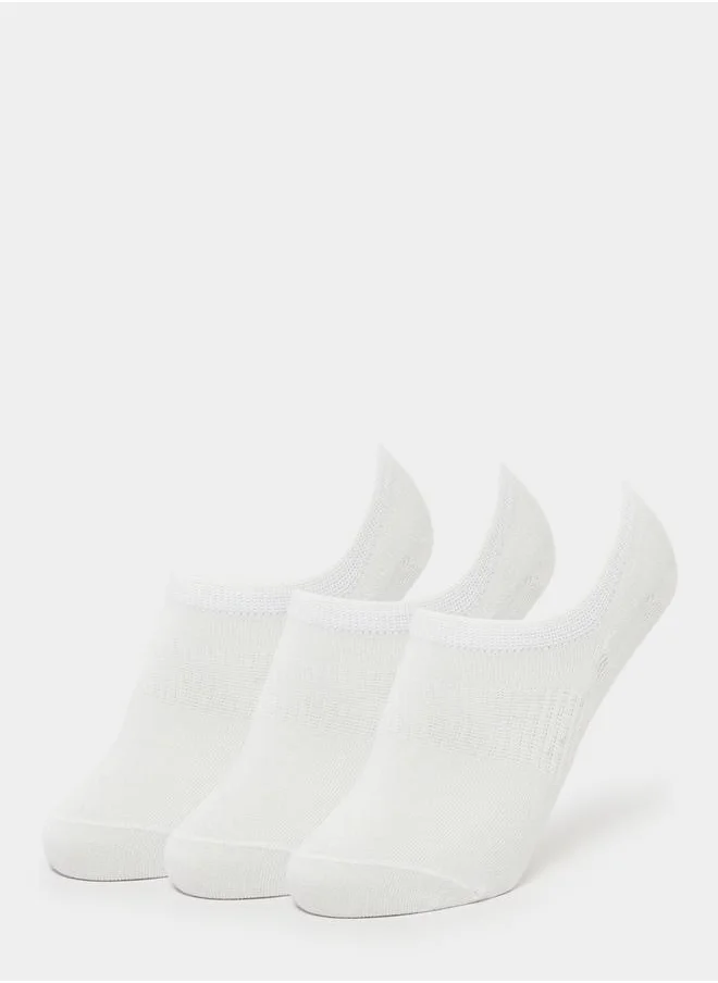 Styli Styli Set of 3 - Solid No Show Socks