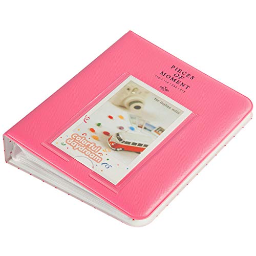 ZENKO 64 Pockets Photo Album for Fujifilm Instant Mini 13/12/11/9/8/SE/41/99/Evo/Liplay Instant Camera/Mini Link Printer, Polaroid Snap Touch Mint Zip Instant Camera Printer- Flamingo Pink - Image 3