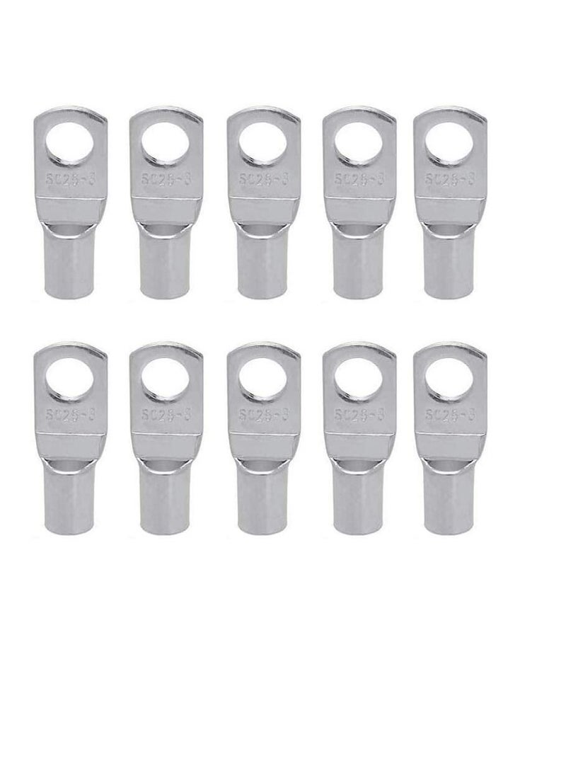 Copper Cable Lugs 10Pcs Set Wire Terminals Connector Cable lugs Ring Battery SC Terminals for Marine Solar Automotive Electric Home Applications etc.  Hole Size 14mm Cable Size 240mm - Image 1