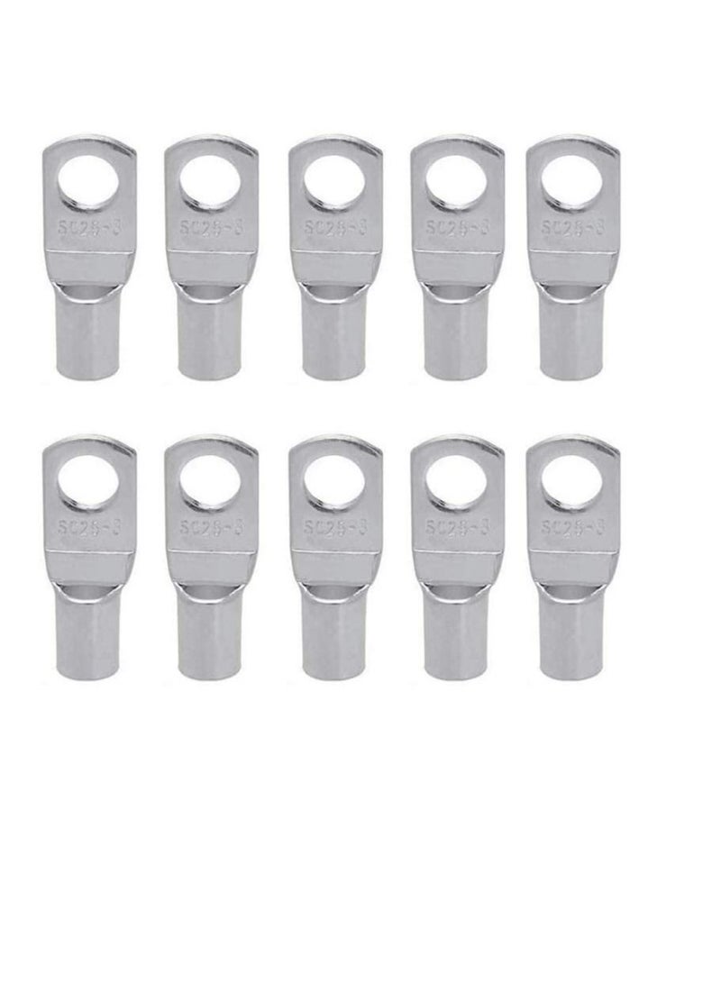 Copper Cable Lugs 10Pcs Set Wire Terminals Connector Cable lugs Ring Battery SC Terminals for Marine Solar Automotive Electric Home Applications etc.  Hole Size 14mm Cable Size 240mm - Image 3