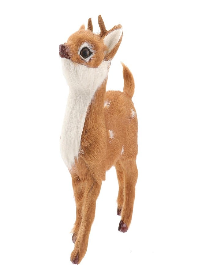 أموسفون تماثيل حيوانات الرنة اللطيفة من آموسفن، ألعاب غزلان لعيد الميلاد، ديكور طاولة عيد الميلاد، زينة طاولة العشاء - Image 1