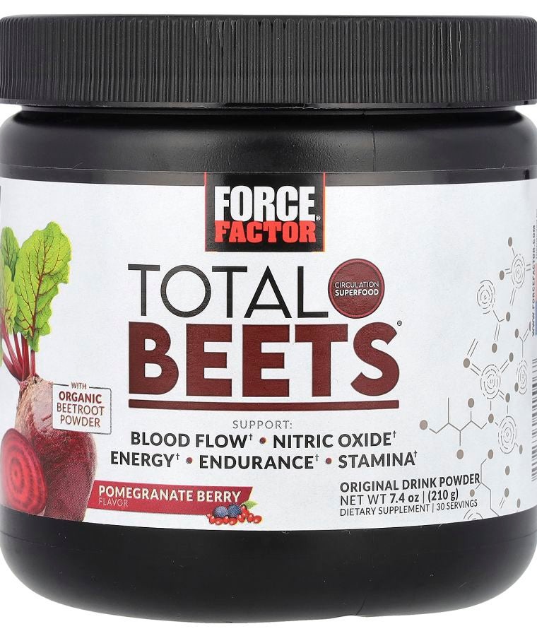 Force Factor Total Beets® Original Drink Powder Pomegranate Berry 7.4 oz (210 g)
