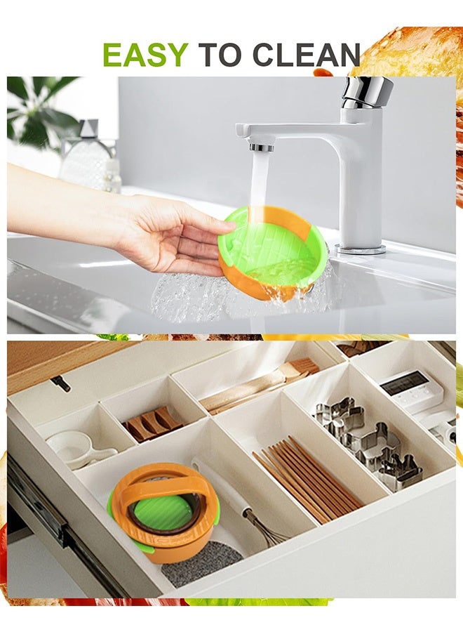 Quantum 3 in 1 Hamburger Press Patty Maker, Durable Non-Stick Burger Press Patty Maker, Easy Operation for Home Cooking and Parties Hamburger Press Tool - Image 4