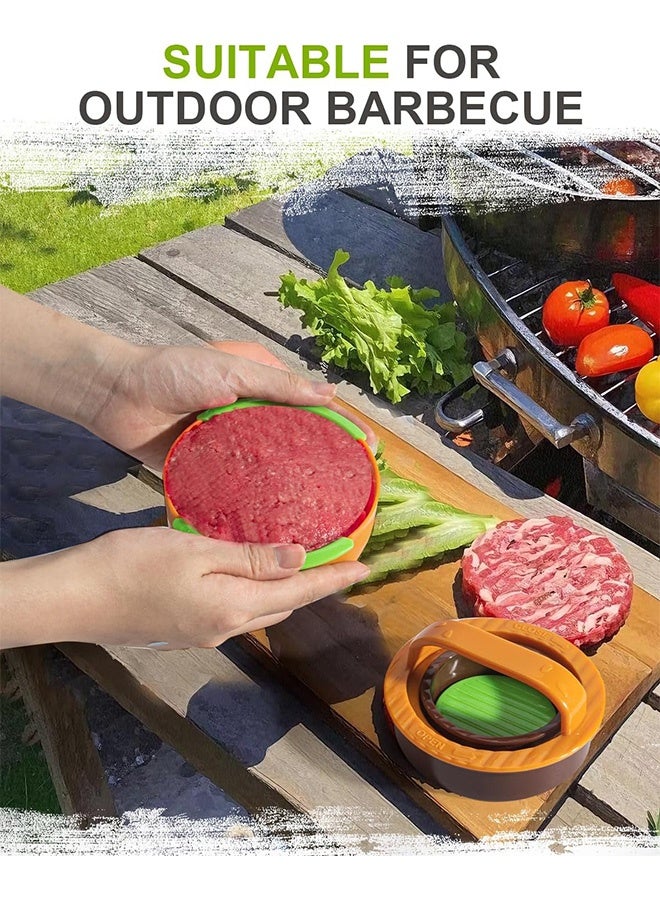 Quantum 3 in 1 Hamburger Press Patty Maker, Durable Non-Stick Burger Press Patty Maker, Easy Operation for Home Cooking and Parties Hamburger Press Tool - Image 5