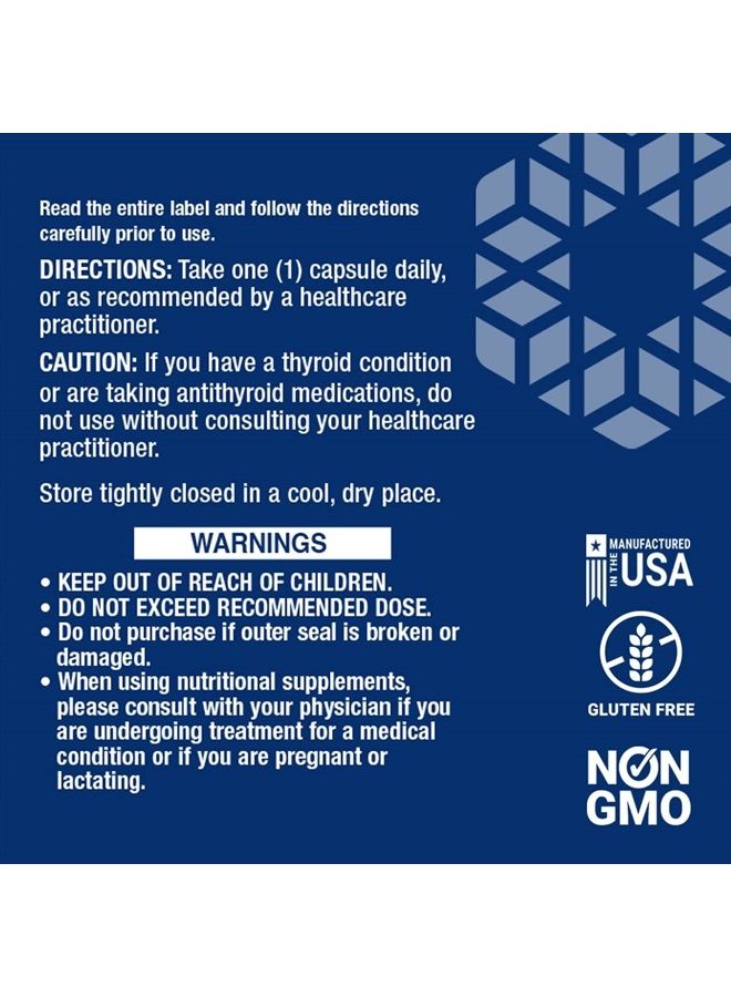 Life Extension Sea-Iodine 1000 mcg – Iodine Supplement Without Salt – Iodine From Organic kelp and Bladder Wrack Extracts - Gluten-Free, Non-GMO, Vegetarian - 60 Capsules - Image 3