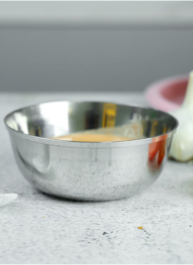 DELCASA Mukta Vati 10.5cm Stainless Steel Serving Bowl DC2742  - Image 5