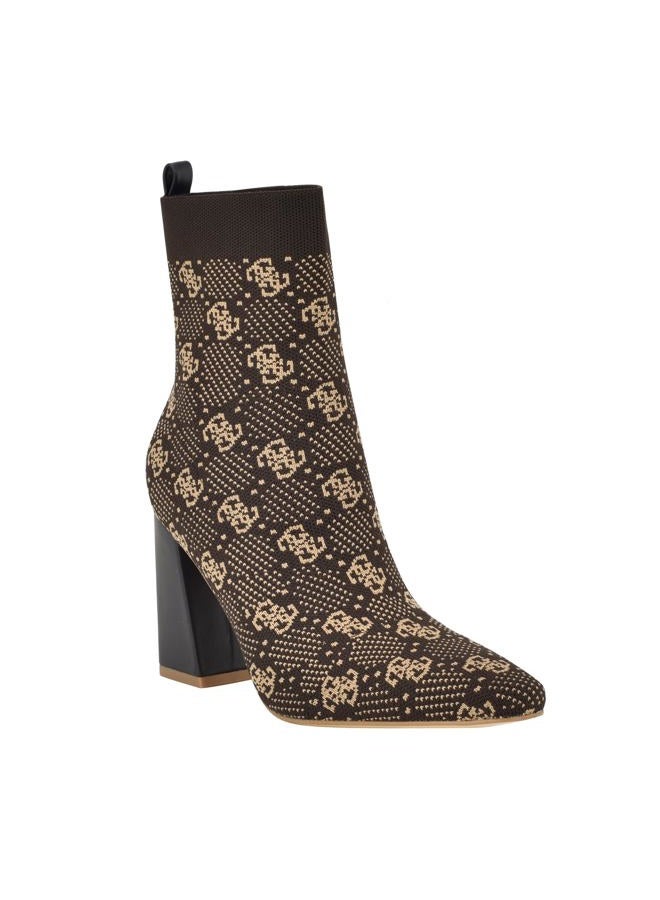 Guess Women's YONEL Ankle Boot, Brown Multi 210, 8.5 - Image 1